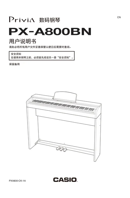 casio 卡西欧 PX-A800BN
